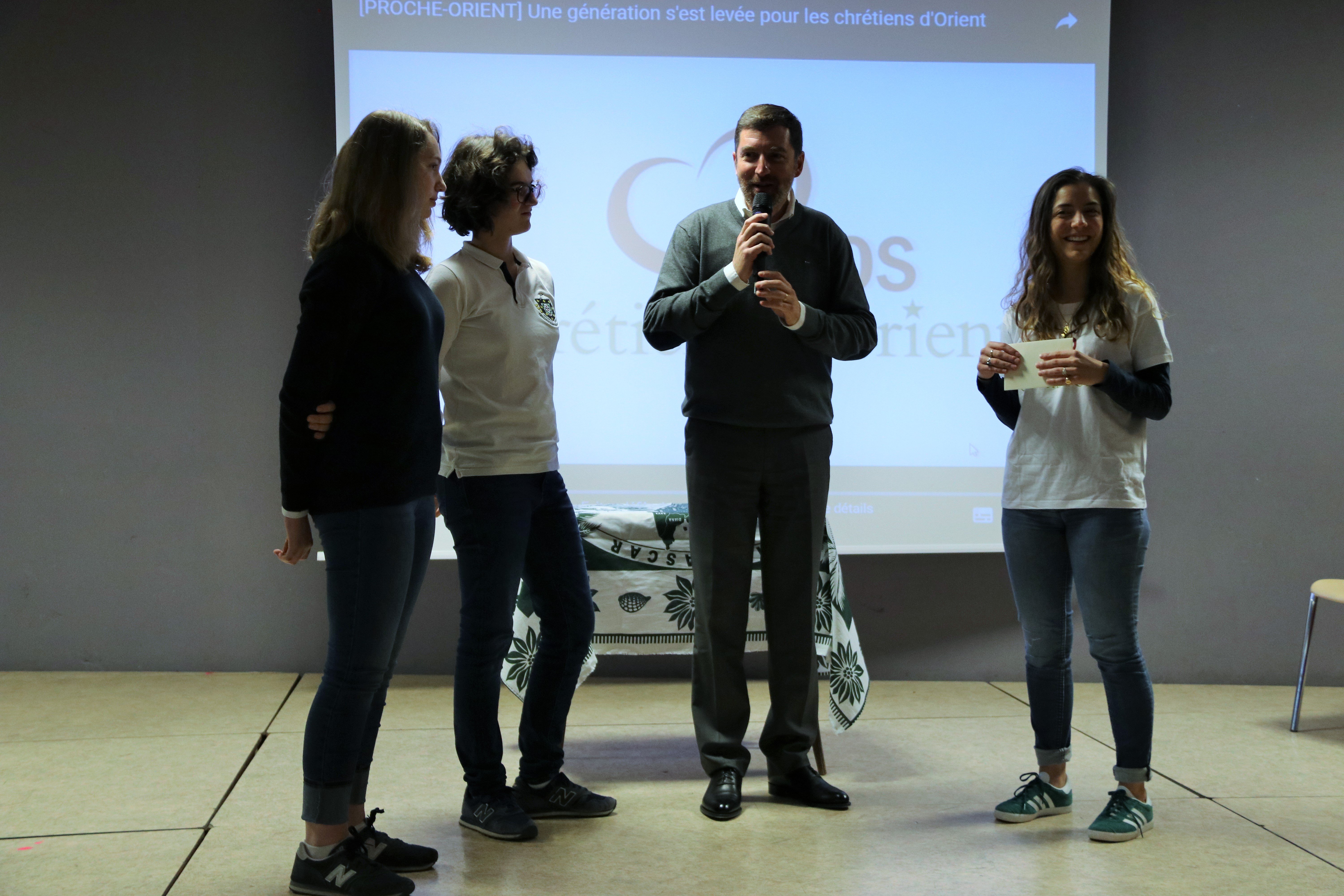 2019 02 26 SOS Chrétiens d Orient remise du chèque 5 